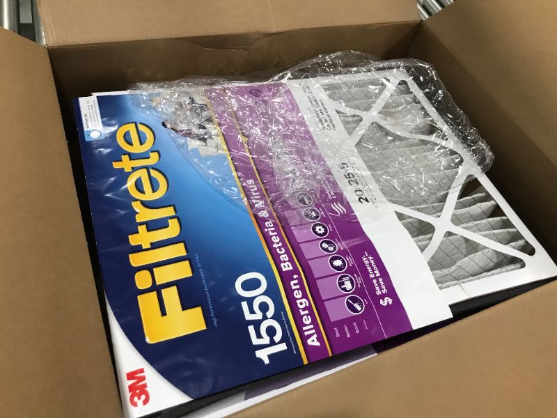 Photo 3 of 252852 Filtrete Ultra Allergen Reduction Deep Pleat Filter - 20 X 25 X 5 in.
