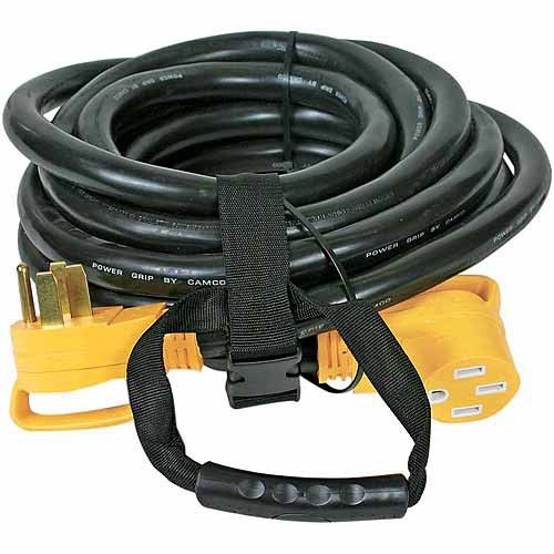 Photo 1 of Camco 55195 RV 30 50-Amp Male and 50-Amp Female PowerGrip Extension Cord
