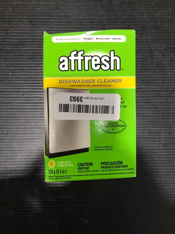 Photo 2 of Affresh Dishwasher Cleaner, Helps Remove Limescale and Odor-Causing Residue, 6 Tablets 6 Tablets Dishwasher Cleaner