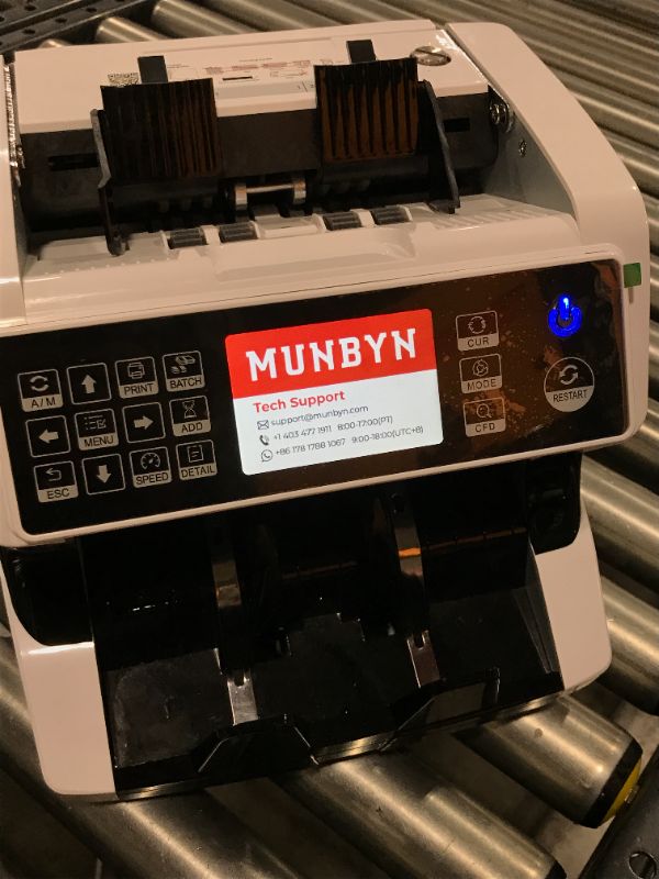 Photo 3 of MUNBYN Bank Grade Money Counter Machine Mixed Denomination