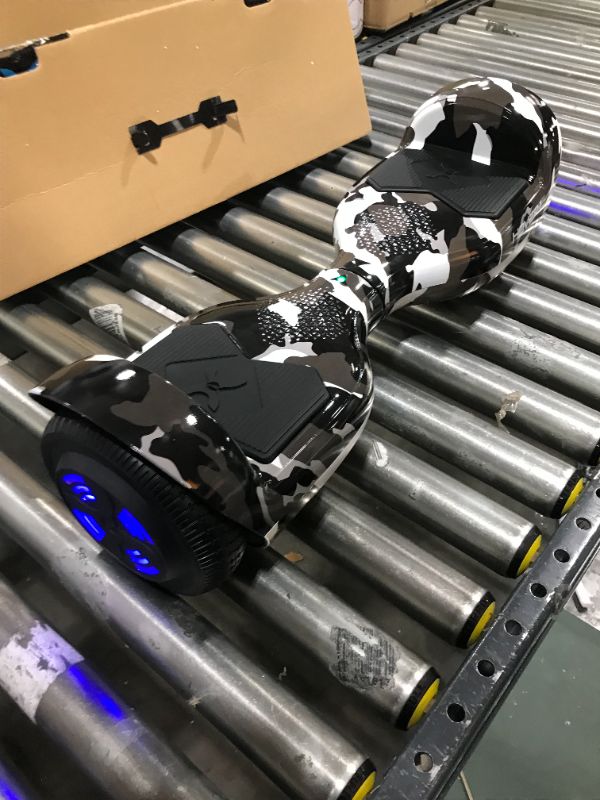 Photo 2 of Hover-1 Helix Electric Hoverboard | 7MPH Top Speed, 4 Mile Range, 6HR Full-Charge, Built-in Bluetooth Speaker, Rider Modes: Beginner to Expert Hoverboard Camo