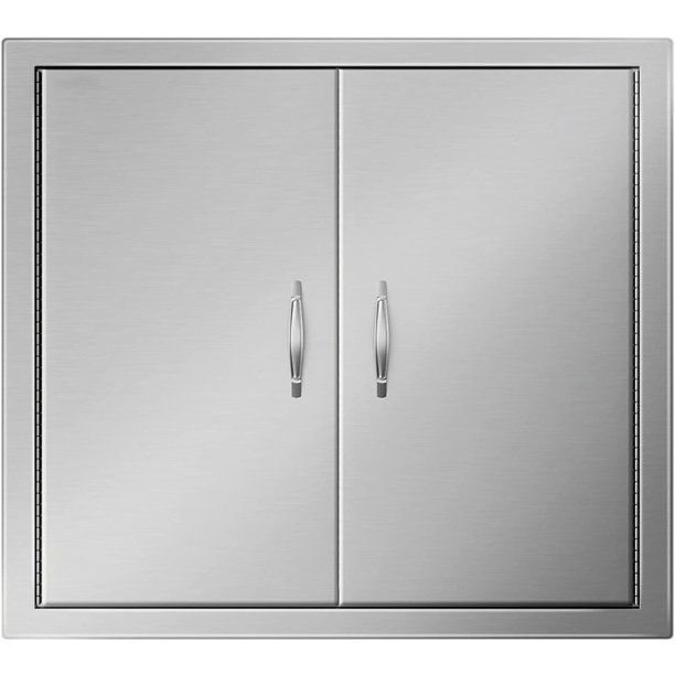 Photo 1 of 26 X 24 STAINLESS STEEL CABINET DOOR, VEVOR