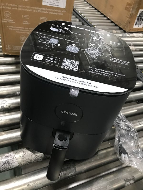 Photo 1 of COSORI Air Fryer, 5 Quart Compact Oilless Oven, 30 Recipes, up to 450?, 9 One-Touch Cooking Functions, Tempered Glass Display