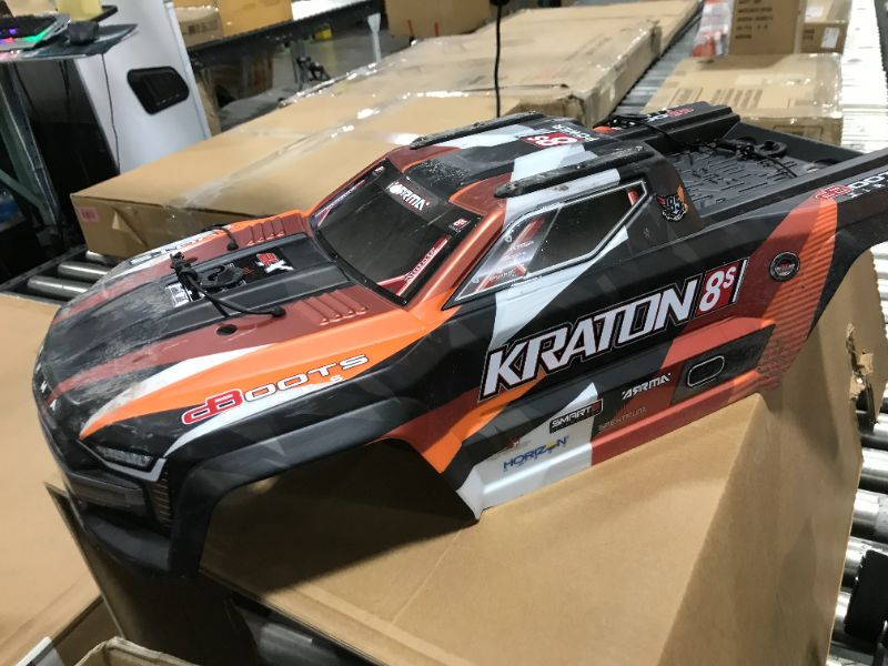 Photo 2 of for parts only!!! ARRMA 1/5 KRATON 4X4 8S BLX Brushless Speed RC Monster Truck RTR ARA110002T2 HH
