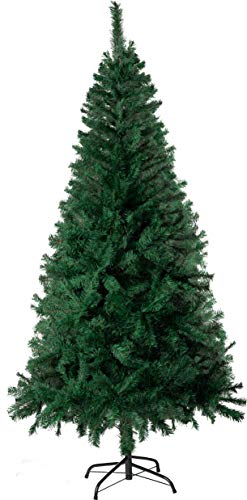 Photo 1 of Amazing Seasons 6 Ft. Christmas Tree | Green Branches with Sturdy Metal Base | Unlit Artifical Pine