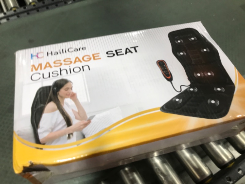 Photo 2 of Massage Seat Cushion with Heat, 10 Vibration Nodes Seat Massager & 2 Heat Pads & 3 Adjustable Intensity, Back