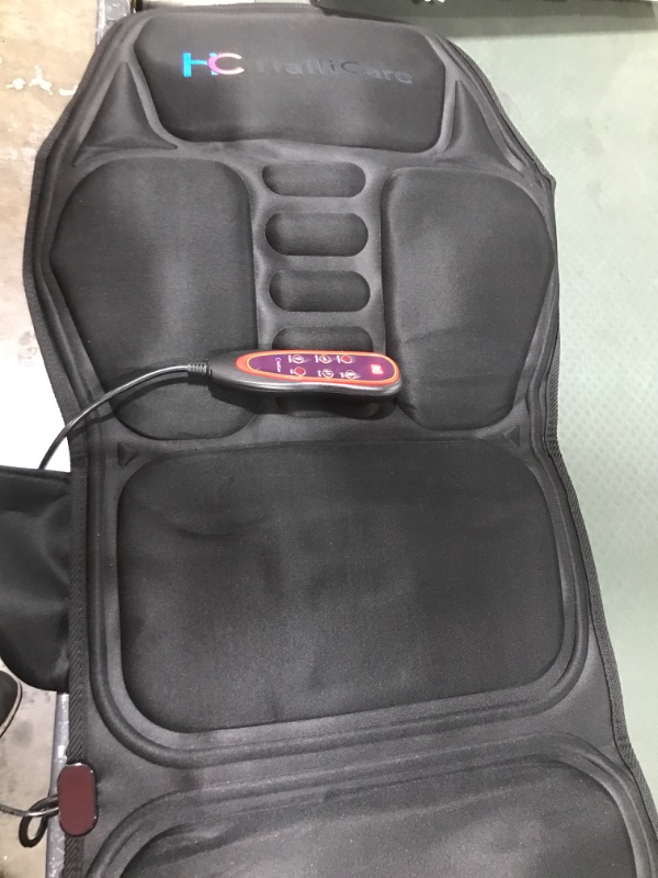 Photo 3 of Massage Seat Cushion with Heat, 10 Vibration Nodes Seat Massager & 2 Heat Pads & 3 Adjustable Intensity, Back