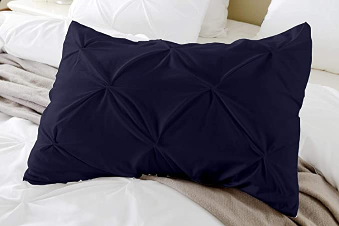 Photo 1 of Pinch Pleated Queen Pillow Bed Pillow Covers Set 