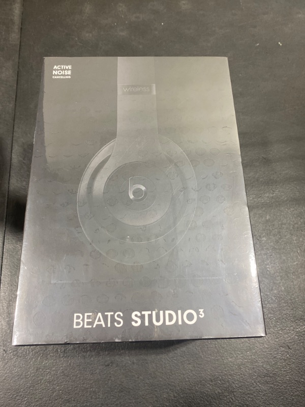 Photo 2 of (BRAND NEW FACTORY SEALED) Beats Studio3 Wireless Noise Cancelling Over-Ear Headphones - Apple W1 Headphone Chip, Class 1 Bluetooth, 22 Hours of Listening Time, Built-in Microphone -  Matte Black Studio3