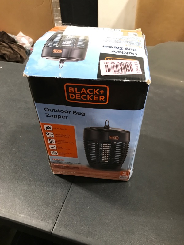 Photo 2 of BLACK + DECKER Bug Zapper and Mosquito Repellent | Fly Trap Pest Control for All Insects, Including Flies, Gnats for Indoor & Outdoor Use 600 Sqft Coverage