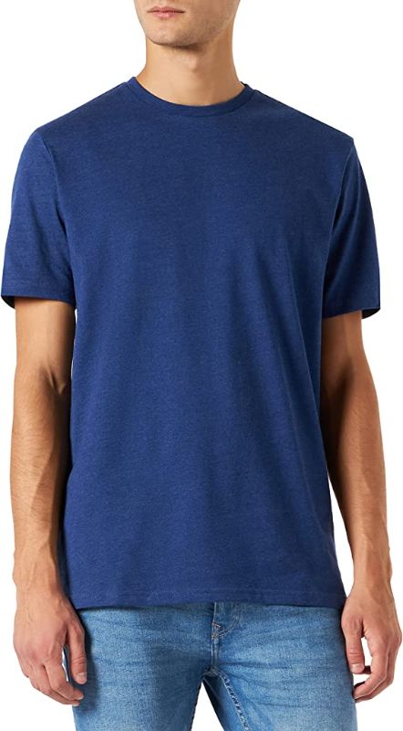 Photo 1 of Amazon Essentials Men's Slim-Fit Short-Sleeve Crewneck T-Shirt, Pack of 2 (MEDIUM)
