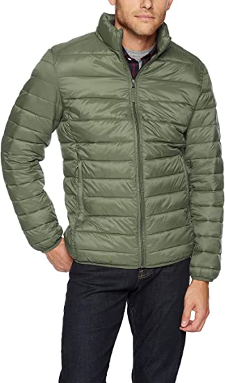 Photo 1 of Amazon Essentials Men's Packable Lightweight Water-Resistant Puffer Jacket, X-Large
