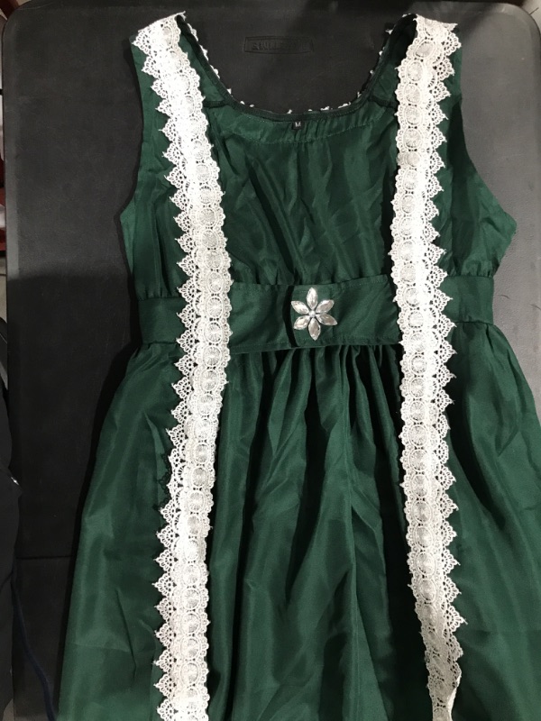 Photo 2 of 1791's lady Regency Dress Jane Austen Vintage Dress High Waistline Tea Gown -MEDIUM-
