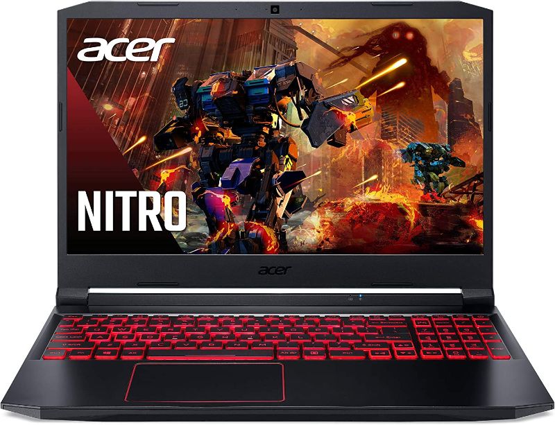 Photo 1 of Acer Nitro 5 Gaming Laptop, 10th Gen Intel Core i5-10300H,NVIDIA GeForce GTX 1650 Ti, 15.6" Full HD IPS 144Hz Display, 8GB DDR4,256GB NVMe SSD,WiFi 6, DTS X Ultra,Backlit Keyboard,AN515-55-59KS
