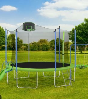 Photo 1 of 14FT Trampoline w/Swing BOX 3 OF 3 