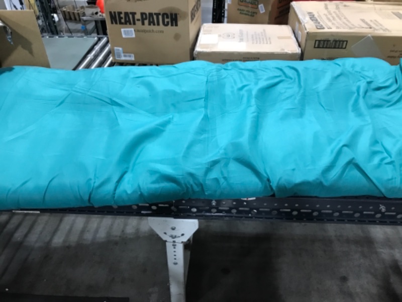 Photo 1 of  Teal Duvet Cover  With Insert FULL