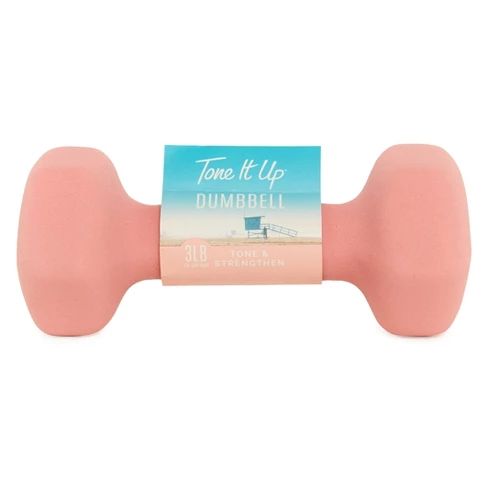 Photo 1 of 3 LB & 5 LB Pound Weights Hex Dumbbells Tone It Up Exercise Equipment