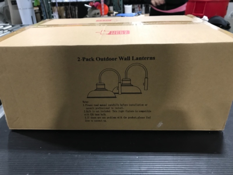 Photo 2 of 2 PACK OUTDOOR WALL  LANTERNS 