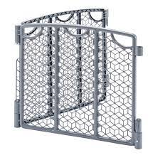 Photo 1 of Evenflo Versatile Freestanding Play Space 2-Panel Extension, Indoor & Outdoor Baby Gate, For Use with Infants & Toddlers, 18.5 sq. ft., Cool Gray
