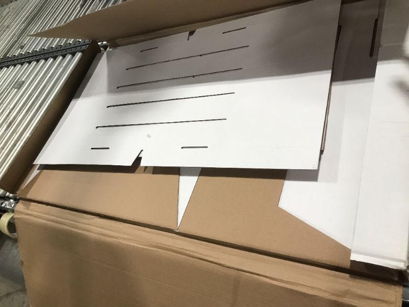Photo 1 of Classroom Keepers 12" x 18" Construction Paper Storage, 10-Slot, White, 17"H x 27"W x 19"D, 1 Unit

