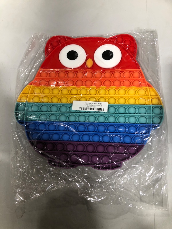 Photo 1 of AIZIXIN Jumbo Pop Big Size Bubble Sensory Fidget Toys,Stress Relief and Anti-Anxiety Toy for Kids and Adults,Easy to Grasp Pop Silicone Toy (Owl)
