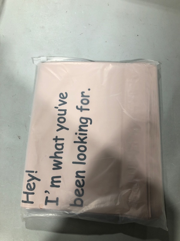 Photo 2 of 50Pcs Poly Mailers 10x13 Inch with 50Pcs Thank You Cards, Packaging Bags for Small Business, Shipping Bags for Clothing, Small Business Packaging Suppilies pink