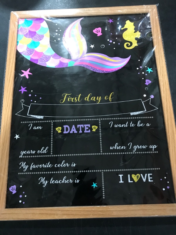 Photo 1 of FIRST DAY OF SCHOOL CHALKBOARD