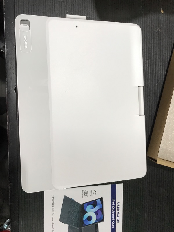 Photo 2 of ipad 8th gen case with keyboard jp164 white