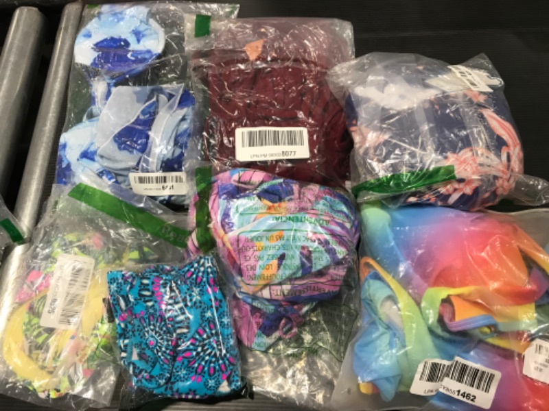 Photo 1 of BAG LOT Assorted  Sets Swimwear Swimsuit Beach Bikini Bathing Clothes Swimsuits  Sizes and Colors