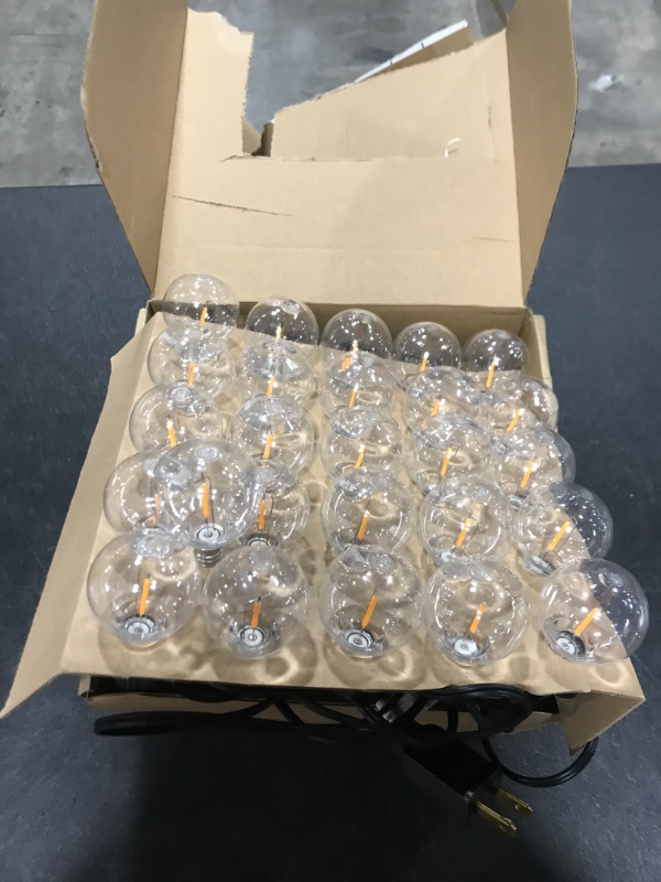 Photo 1 of 25 LED filament BULBS for Outdoor/Indoor string lights