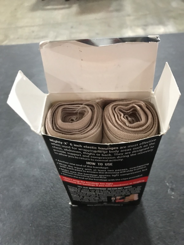 Photo 1 of 6 Rolls Elastic Bandage Wrap - 6 INCH X 1.6 YARD 
