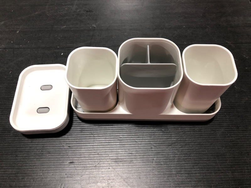 Photo 1 of BATHROOM ORGANIZER FOR TOOTH ,PASTE TOOTHBRUSH AND SOAP
