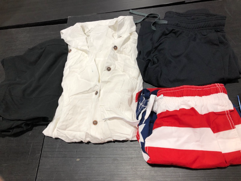 Photo 1 of 4 PCS OF MENS CLOTHES/ DIFFERENT SIZES