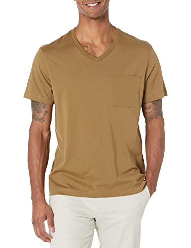 Photo 1 of Amazon Brand - Goodthreads Men's Slim-Fit "the Perfect V-Neck T-Shirt" Short-Sleeve Cotton, Medium Brown XX-Large Tall

