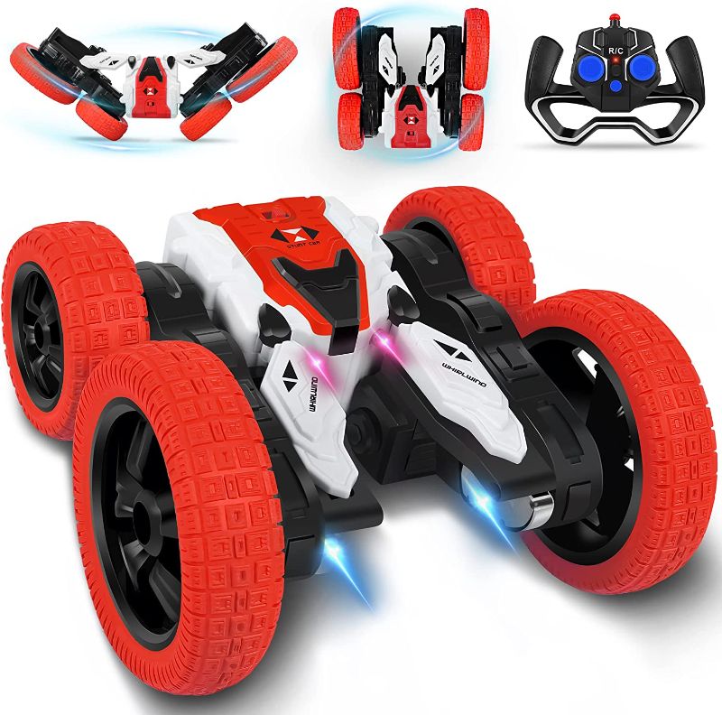 Photo 1 of Diuerma RC Stunt Car, Double-Sided Rotation 360° Flips, 4WD Electric Remote Control Vehicel, Indoor Outdoor Car Toy for Boys Girls 5 6 7 8 9 10 11 12+ Year...