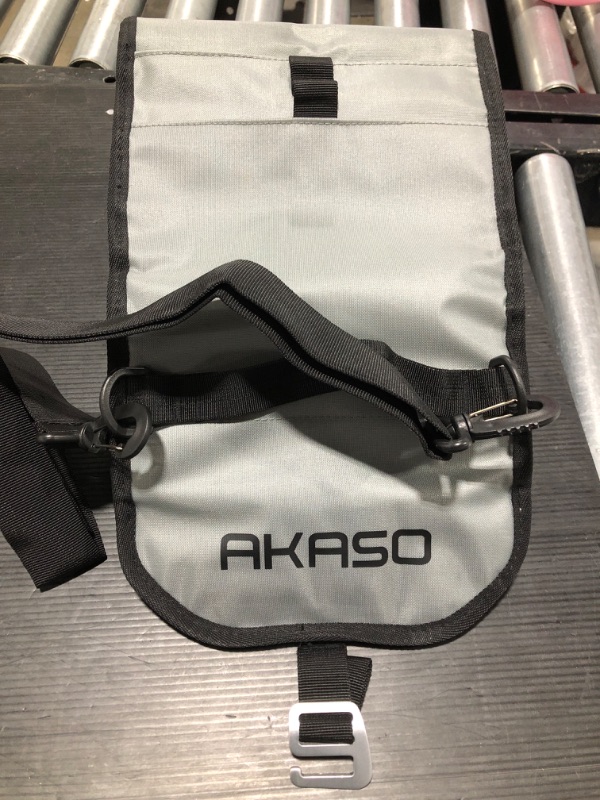 Photo 2 of AKASO Insulated Cooler Lunch Bag-Collapsible Lunch Box for Men Women, Small Cooler Bag Adult LeakProof&Waterproof for Office Work School Picnic Beach Workout Travel  GREY
