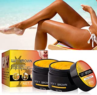 Photo 1 of 2PCS Brown Tanning Gel, Intensive Tanning Luxe Gel, Brown Tanning Accelerator Cream, Tan Accelerator for Outdoor Sun, Dark Tanning Cream Achieve a Natural Tan Skin
