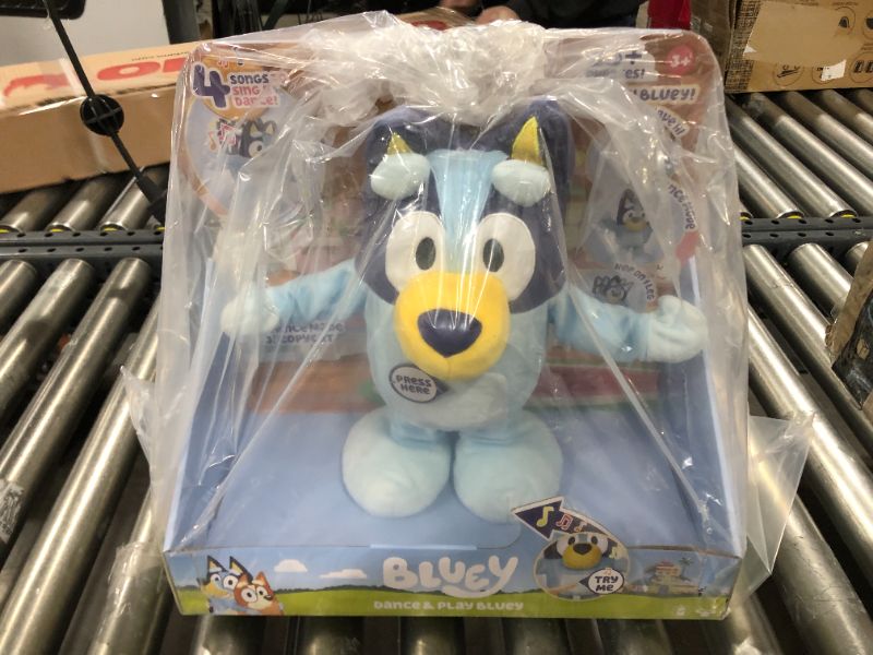 Photo 2 of Bluey Dance and Play 14" Animated Plush | Over 55 Phrases and Songs, Multicolor