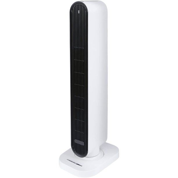 Photo 1 of 1500W Electric Space Heater, Whole Room Tower Space Heater w/Remote, 4 Heat Modes,White
