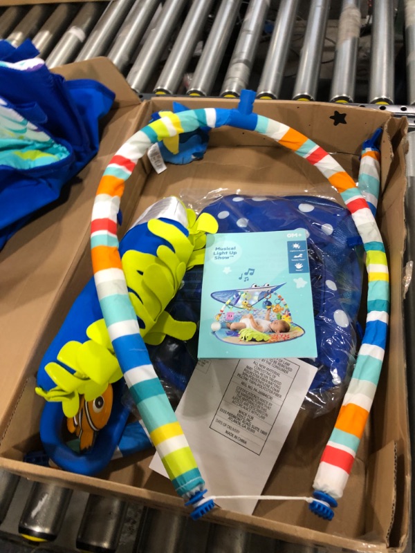 Photo 1 of Bright Starts Disney Baby Finding Nemo Mr. Ray Ocean Lights & Music Gym, Ages Newborn +