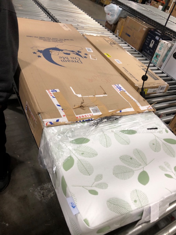 Photo 1 of Dream On Me 2 in 1 Infant Crib and Toddler Bed Mattress | Greenguard Gold and JPMA Certified Crib Mattress | Copper-Infused Toddler Layer | Removable Zipper Cover | Utopia Green