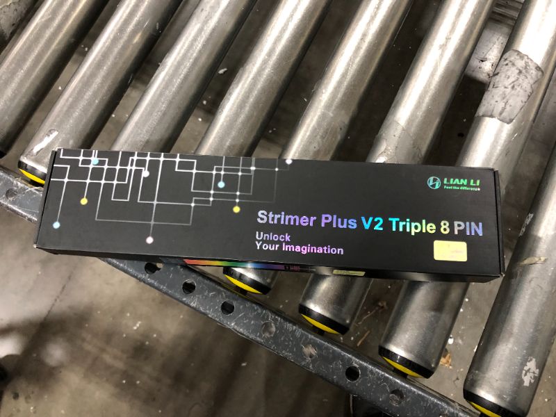 Photo 1 of Lian Li Strimer Plus V2 Triple 8 PIN GPU RTX 30 Series Extension RGB 300mm Cable