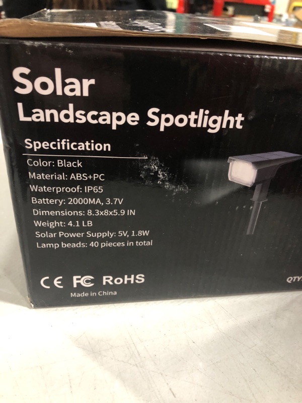 Photo 2 of 40 LED solar landscape spotlight