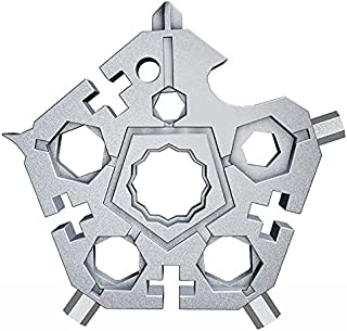 Photo 1 of 23-in-1 Snowflake Multitool Stainless Steel Multitool,Chxico 23-in-1 Stainless Multi-tool with Key Ring,Gift for Christmas(Black) https://a.co/d/fCsMxVG