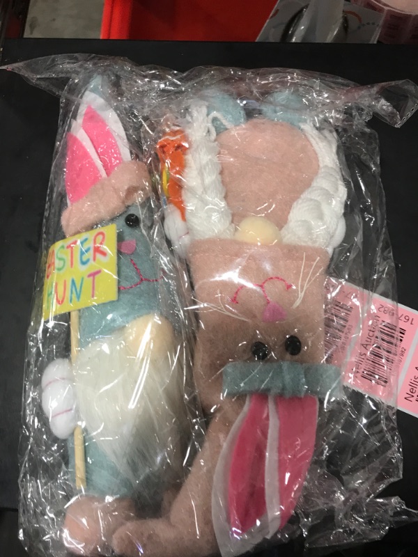 Photo 1 of 2 PACK EASTER PLUSH GNOME DECORATIONS