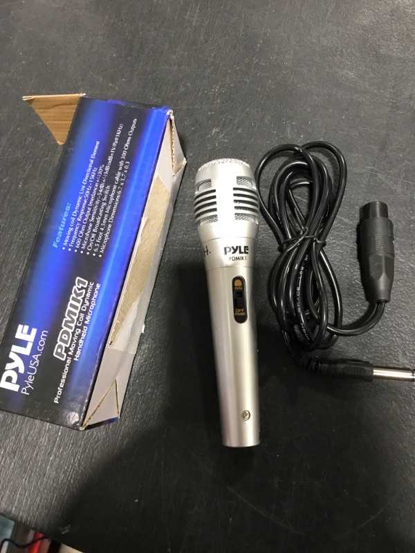 Photo 2 of Pyle Professional Moving Coil Dynamic Handheld Microphone