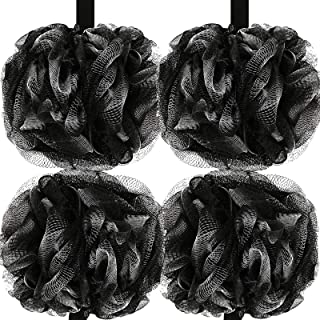 Photo 1 of AmazerBath Bath Shower Loofah Sponge 75g/PCS Bath Sponges for Men Exfoliating- Set of 4 Black Sponges https://a.co/d/43AnOGv
