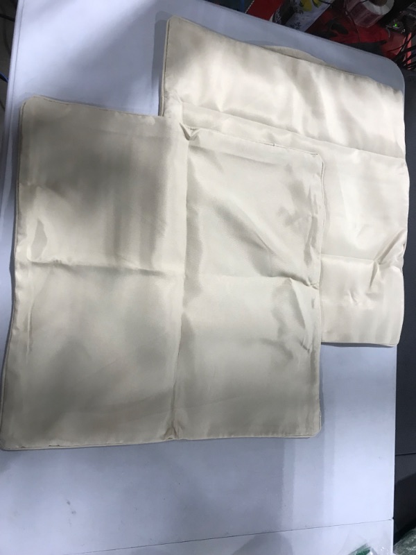 Photo 1 of Beige Pillow Cases 2 Pack (Size Unknown) 