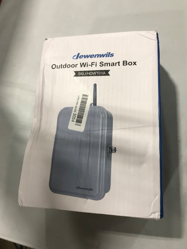 Photo 1 of DEWENWILS Pool Pump Timer, Outdoor Smart Wi-Fi Box, Heavy Duty 40A 120-277 VAC 2HP Wireless Controller Timer for Pool, Water Heater, Compatible with Smart Phone, Alexa, Google Assistant, UL Listed
