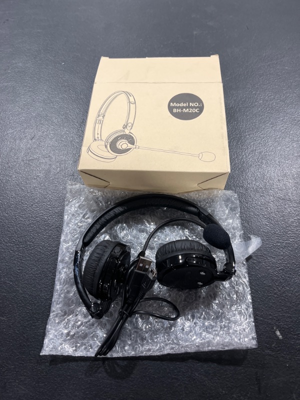 Photo 1 of BH-M20C Bluetooth Wireless Headphone Stereo Music Gaming Headset with Rotatable Microphone
